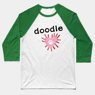 Doodle dog 1 Baseball T-Shirt